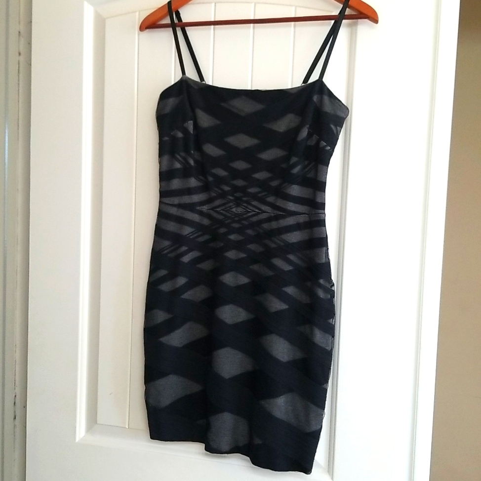 Robert Rodriguez Mesh Bandage Dress Brand New